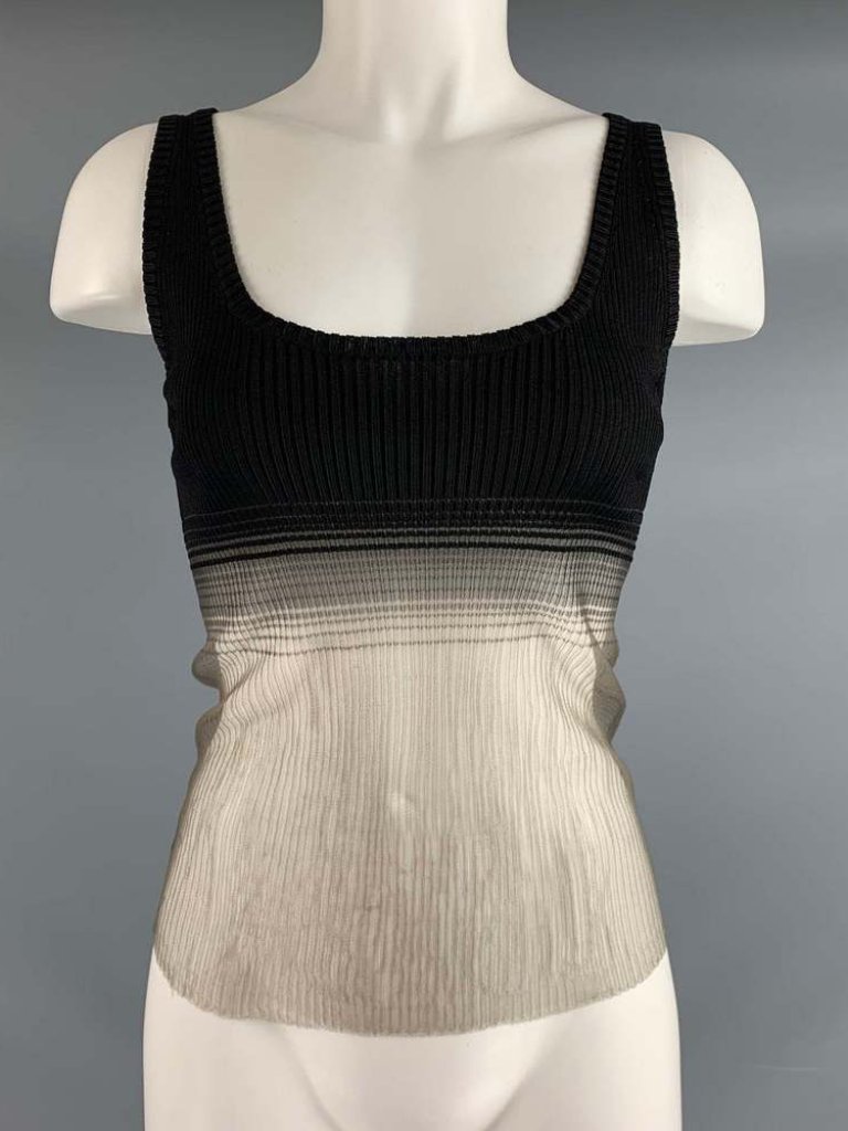 Grace Ling Evanescent Black See Through Sheer Tank Top — image 7 of 8